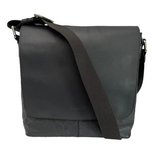 Coach Navy Charles F72220 Small Messenger Bag